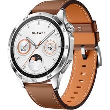 Смарт-часы HUAWEI WATCH GT 4 46mm Classic Brown Leather (55020BGW)