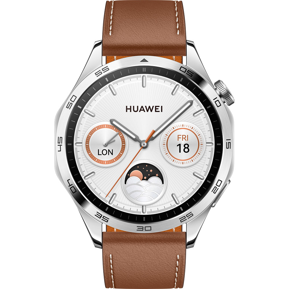 Смарт-часы HUAWEI WATCH GT 4 46mm Classic Brown Leather (55020BGW) Функциональность для взрослых