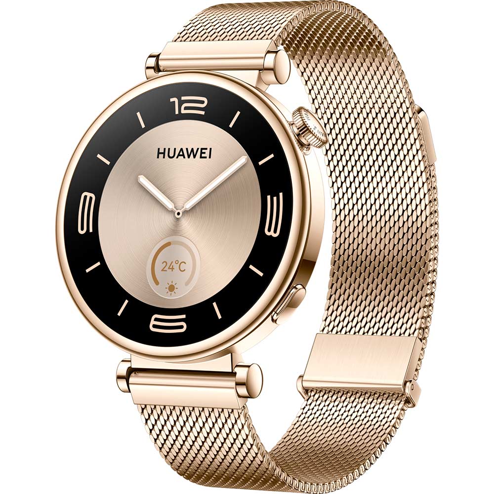 Смарт-часы HUAWEI WATCH GT 4 41mm Elegant Light Gold Milanese (55020BJA)
