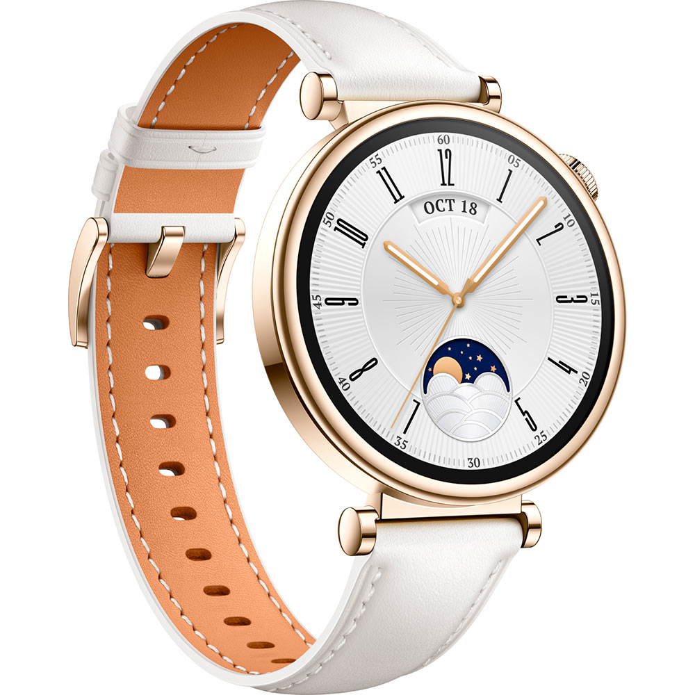 Смарт-годинник HUAWEI WATCH GT 4 41mm Classic White Leather (55020BJB) Операційна система Harmony OS