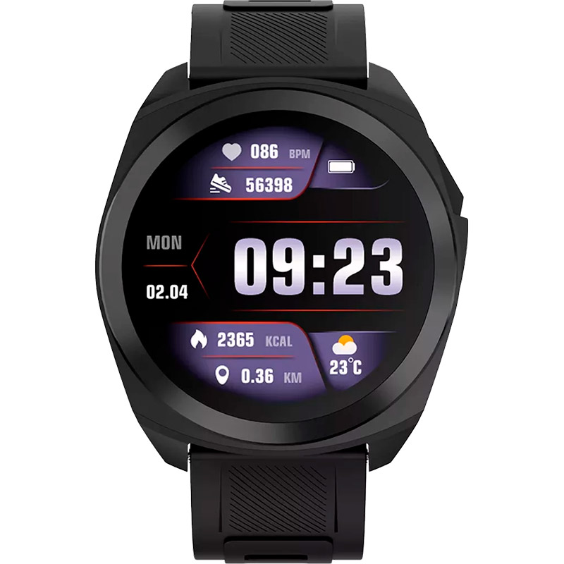 Смарт-годинник CANYON Maveric SW-83 GPS Black (CNS-SW83BB) Функціональність для дорослих