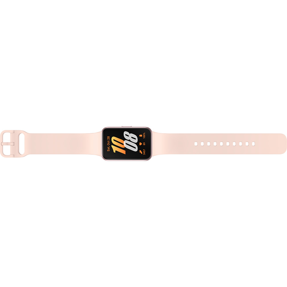 Зовнішній вигляд Фітнес-браслет SAMSUNG Galaxy Fit 3 Pink Gold (SM-R390NIDASEK)