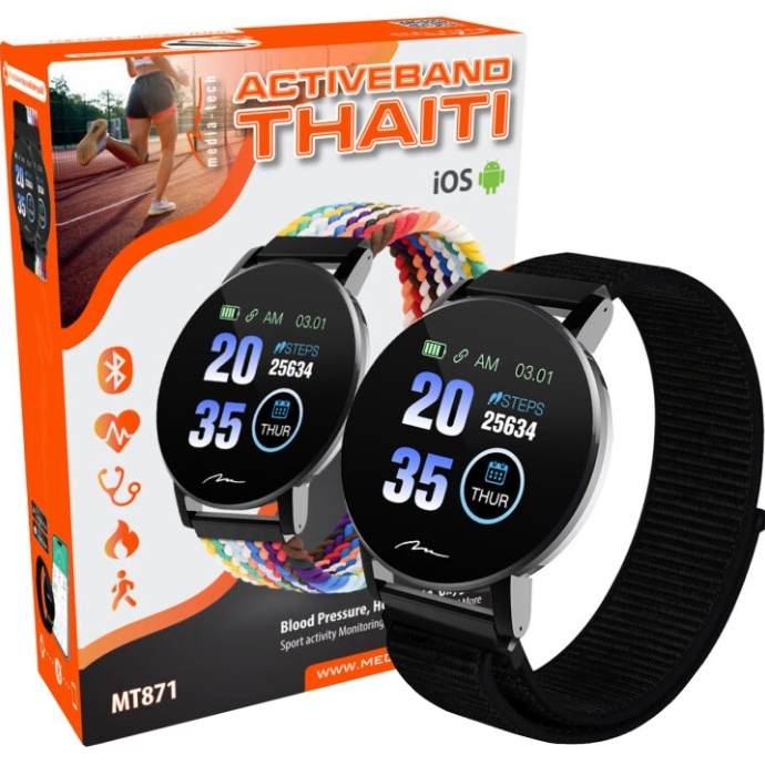 Изображение Смарт-часы MEDIA-TECH Active-Band THAITI (MT871)