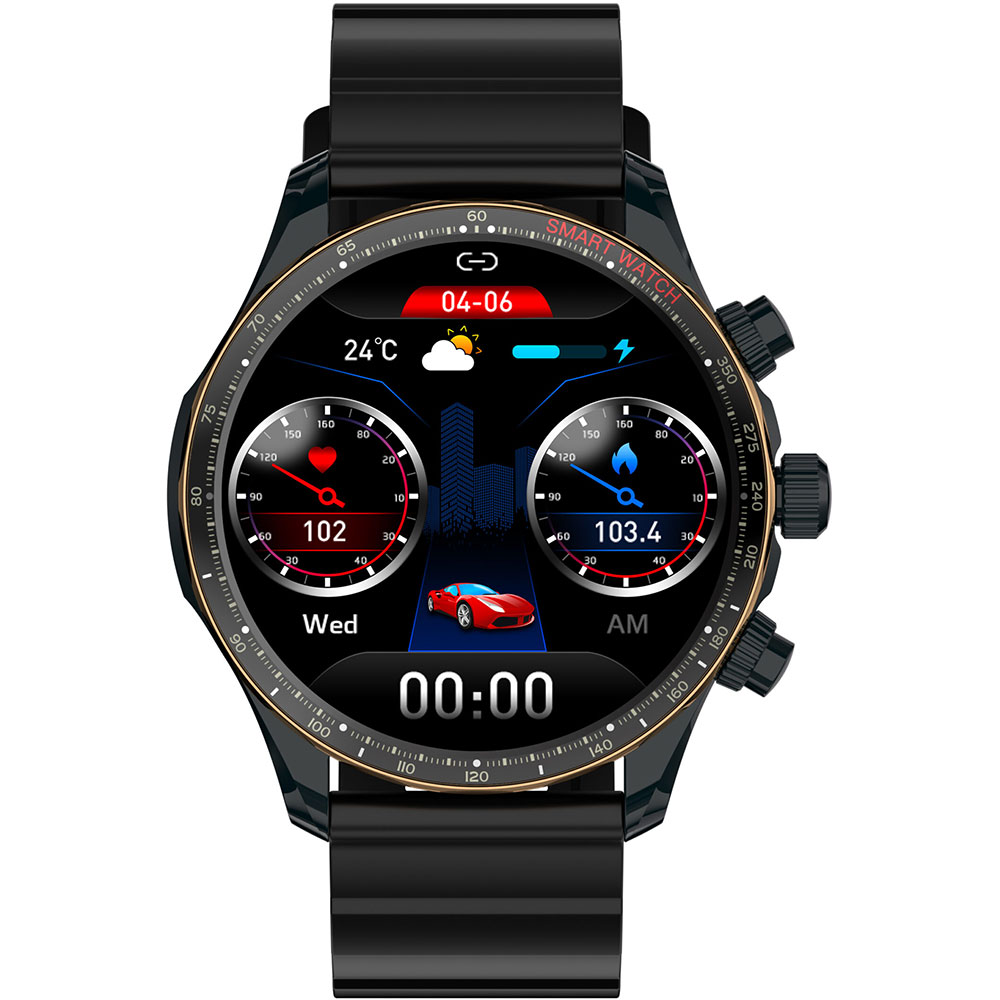 Смарт-часы GLOBEX Smart Watch Titan Black Совместимость iOS (Apple)