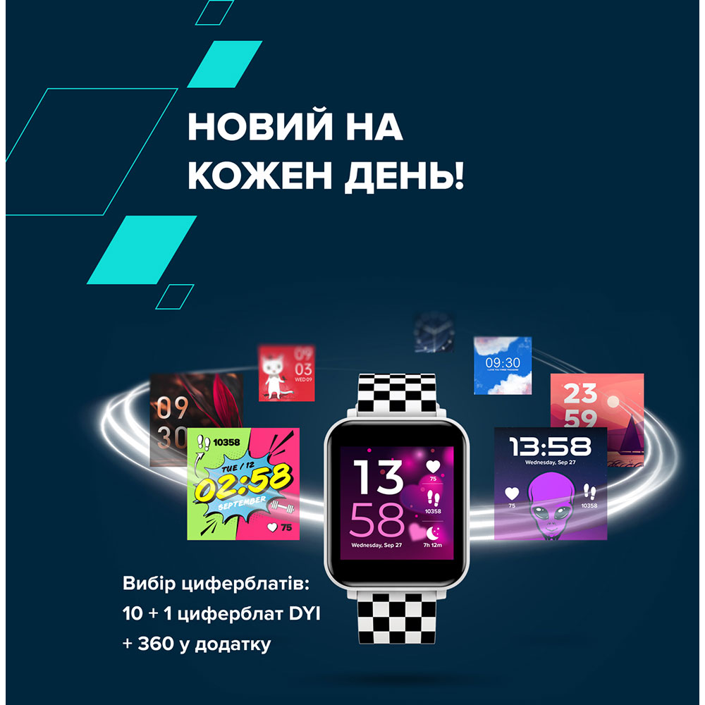 В інтернет магазині Смарт-годинник CANYON Joyce KW-43 DUAL BT Music Green (CNE-KW43YB)