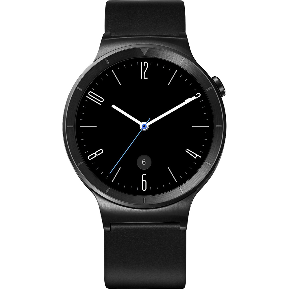 Смарт-годинник HUAWEI Watch (Black Stainless Steel with Black Leather Strap) Функціональність для дорослих