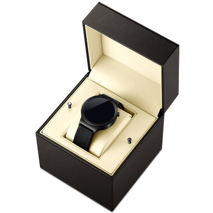 Смарт-годинник HUAWEI Watch (Black Stainless Steel with Black Leather Strap) Сумісність iOS (Apple)