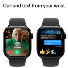 Смарт-годинник APPLE Watch Series 10 GPS 42мм Jet Black Alum Black Sp/b - M/L (MWWF3QH/A)