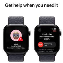 Смарт-годинник APPLE Watch Series 10 GPS 42мм Jet Black Alum Ink Sp/Loop (MWWG3QH/A)