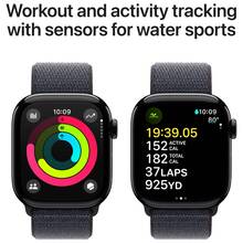 Смарт-годинник APPLE Watch Series 10 GPS 42мм Jet Black Alum Ink Sp/Loop (MWWG3QH/A)