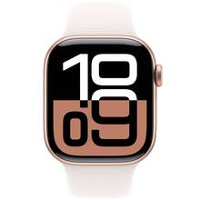 Смарт-годинник APPLE Watch Series 10 GPS 42mm Rose Gold Alum Light Blush Sp/b - M/L (MWWJ3QH/A)