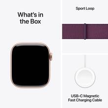 Смарт-годинник APPLE Watch Series 10 GPS 42mm Rose Gold Alum Plum Sp/Loop (MWWK3QH/A)