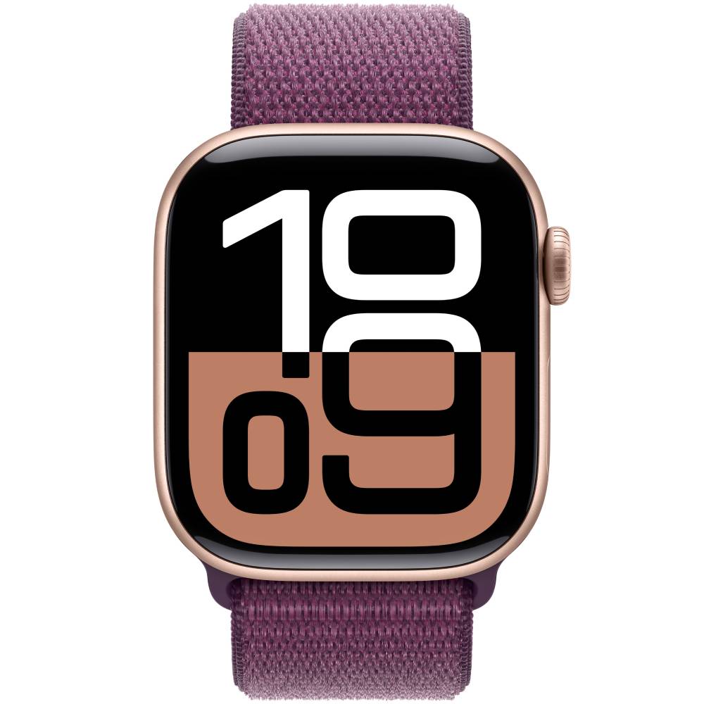 Смарт-часы APPLE Watch Series 10 GPS 42mm Rose Gold Alum Plum Sp/Loop (MWWK3QH/A) Функциональность для взрослых