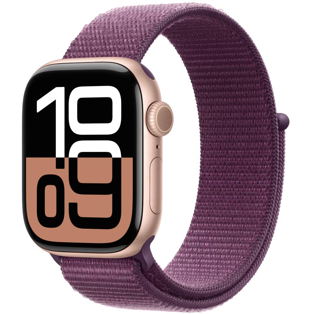 Смарт-часы APPLE Watch Series 10 GPS 42mm Rose Gold Alum Plum Sp/Loop (MWWK3QH/A)