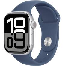 Дніпро - Смарт-годинник APPLE Watch Series 10 GPS 42mm Silver Alum Denim Sp/b - M/L (MWWC3QH/A)