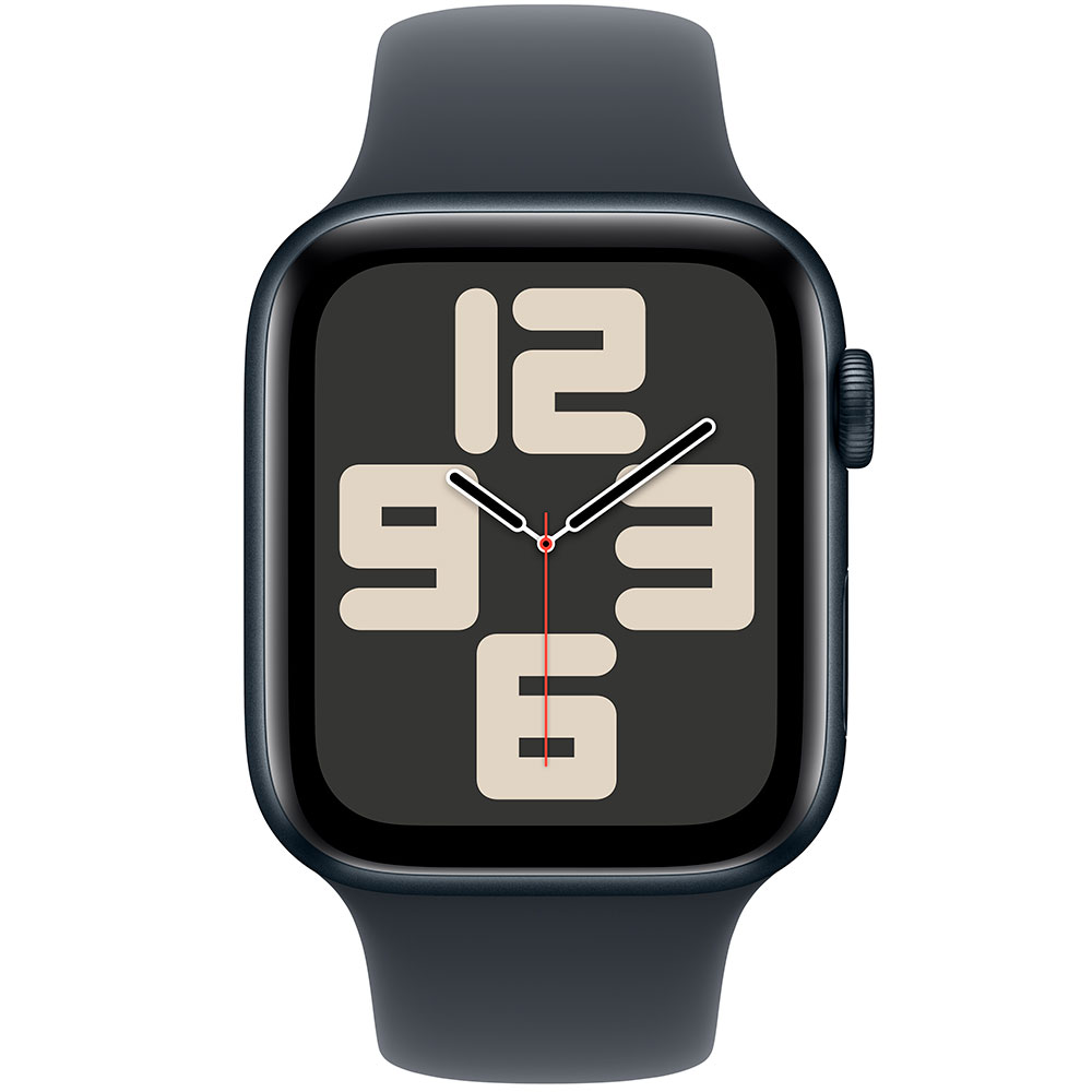 Смарт-часы APPLE Watch SE 2024 GPS 44mm Midnight Alum Midnight Sp/b - M/L (MXEK3QH/A) Функциональность для взрослых