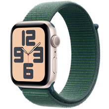 Смарт-часы APPLE Watch SE 2024 GPS 44mm Starlight Alum Lake Green Sp/Loop (MXEW3QH/A)