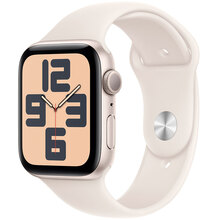 Дніпро - Смарт-годинник APPLE Watch SE 2024 GPS 44mm Starlight Alum Starlight Sp/b - M/L (MXEV3QH/A)