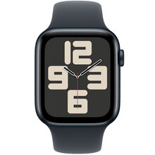 Смарт-годинник APPLE Watch SE 2024 GPS 40mm Midnight Alum Midnight Sp/b - M/L (MXE93QH/A)