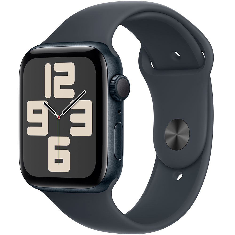 Смарт-годинник APPLE Watch SE 2024 GPS 40mm Midnight Alum Midnight Sp/b - M/L (MXE93QH/A)