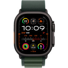 Смарт-годинник APPLE Watch Ultra 2 GPS+Cellular, 49mm Black Titani Dark Green Al/Loop - M (MX4R3UL/A)