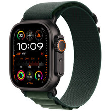 Смарт-годинник APPLE Watch Ultra 2 GPS+Cellular, 49mm Black Titani Dark Green Al/Loop - M (MX4R3UL/A)