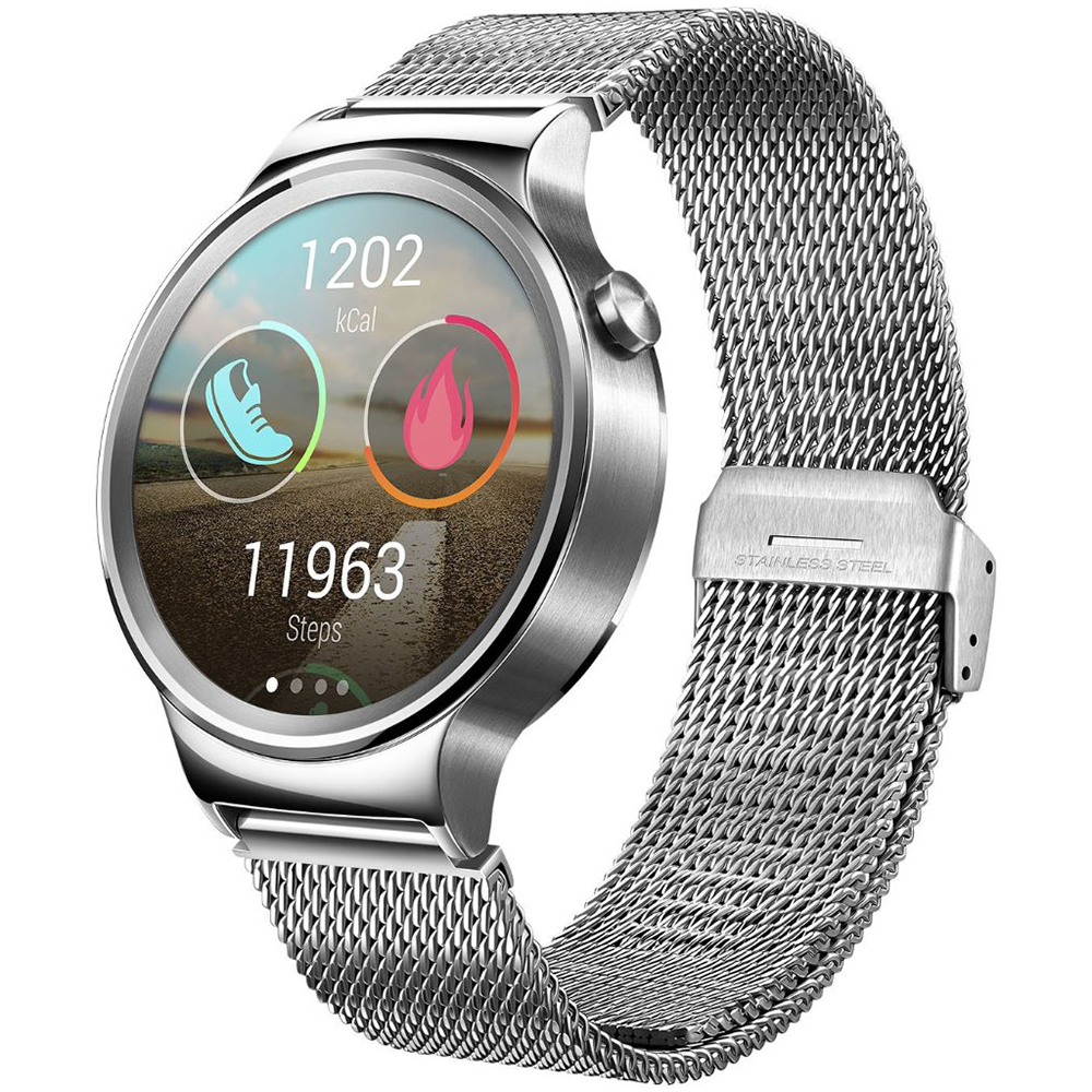 Смарт-годинник HUAWEI Watch Steel Mesh Strap Операційна система Android Wear