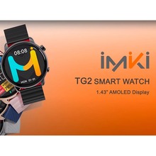 Смарт-годинник IMIKI TG2 Black Magnetic Strap