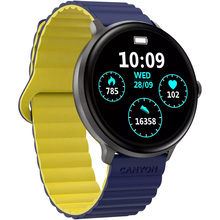 Смарт-годинник CANYON Jacky SW-69 Blue Yellow (CNS-SW69BL)