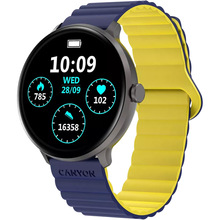 Смарт-часы CANYON Jacky SW-69 Blue Yellow (CNS-SW69BL)