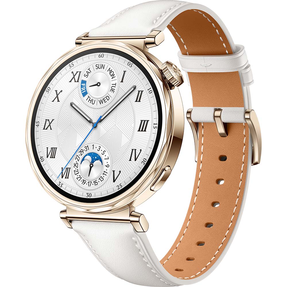 Смарт-часы HUAWEI WATCH GT 5 41mm White Leather (55020DJT)