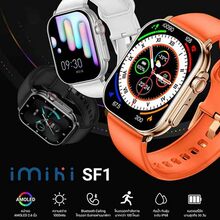 Смарт-часы IMIKI SF1 Gold Silicone Strap (6973626300134)