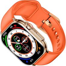 Смарт-часы IMIKI SF1 Gold Silicone Strap (6973626300134)