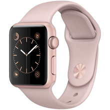 Смарт-часы Apple Watch Series 1 38mm Rose Gold Aluminium Case with Pink Sand Sport Band (MNNH2FS/A)