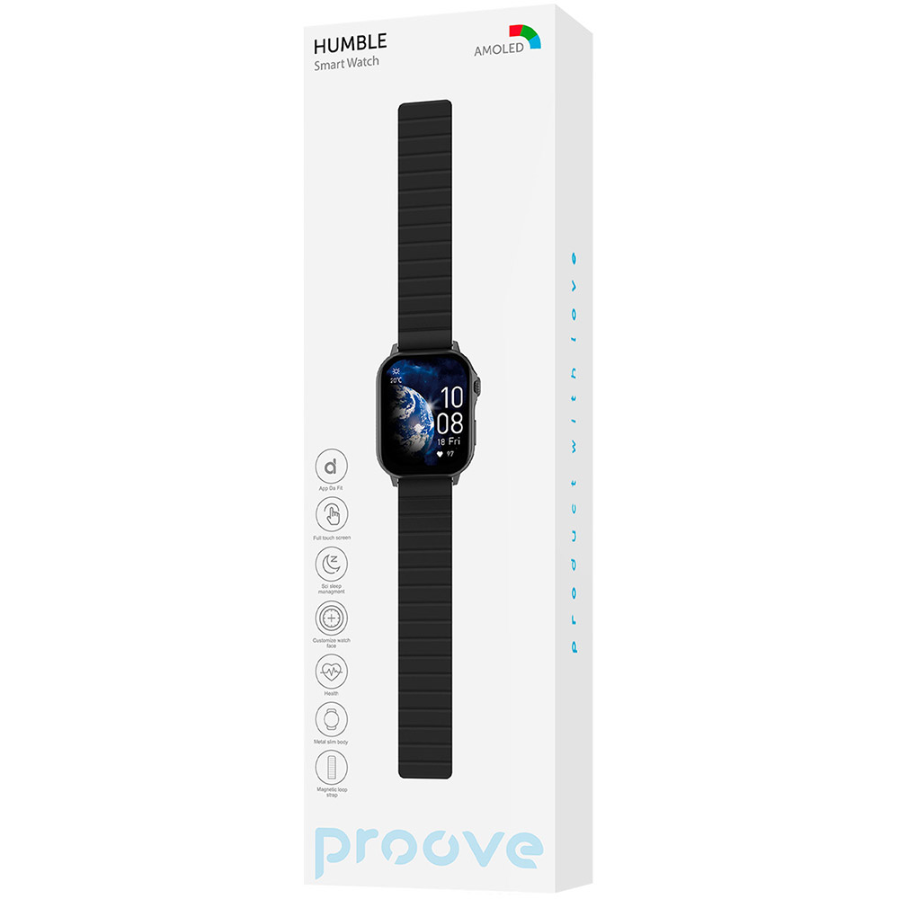 В інтернет магазині Смарт-годинник PROOVE Humble Black (58044black)
