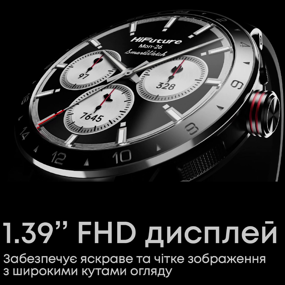 Смарт-годинник HIFUTURE Flex2 Black Сумісність Android OS