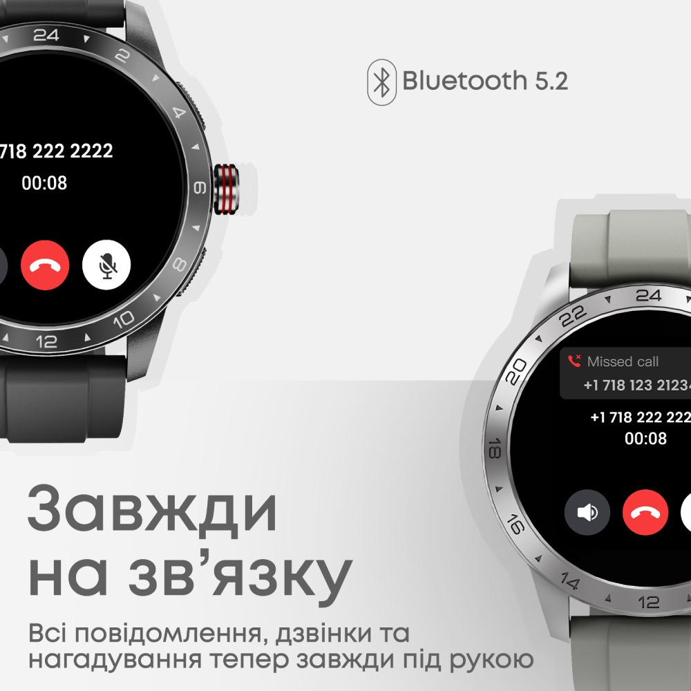 Смарт-годинник HIFUTURE Flex2 Silver Сумісність Android OS