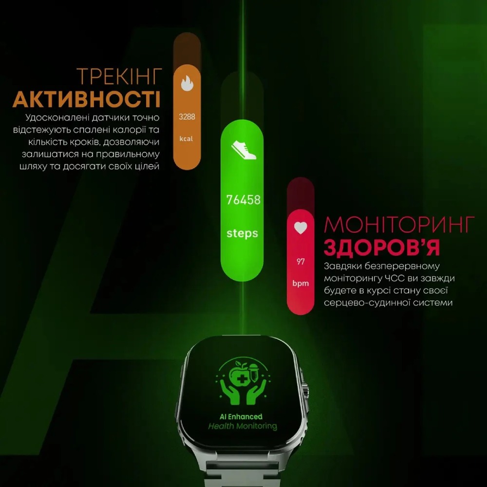 Смарт-часы HIFUTURE Ultra3 Pro Black Дизайн классический