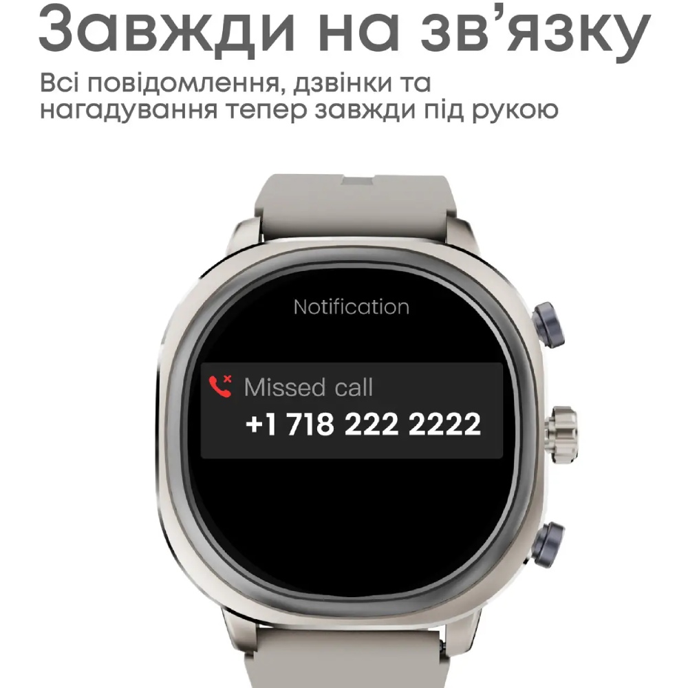 Смарт-годинник HIFUTURE Aix Lite Silver Сумісність Android OS