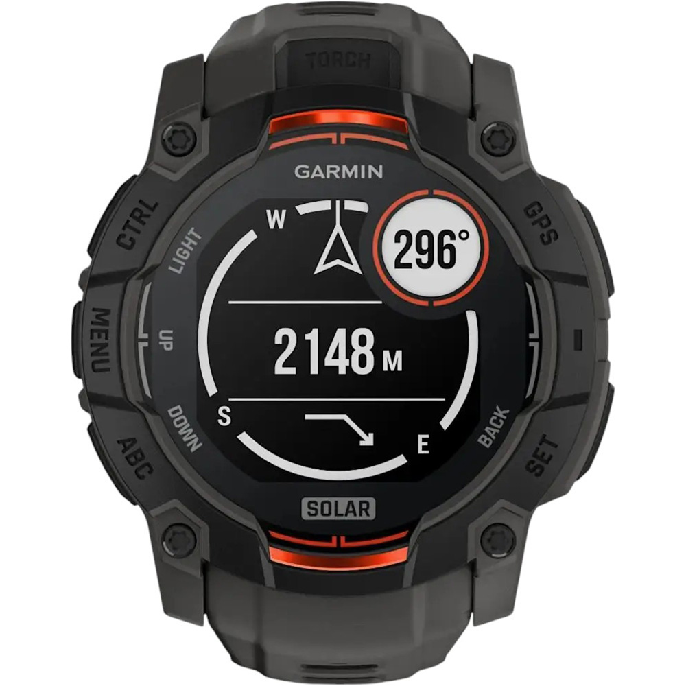 Обзор Смарт-часы GARMIN Instinct 3 Solar (50 мм) Black with Charcoal Band (010-02935-00)