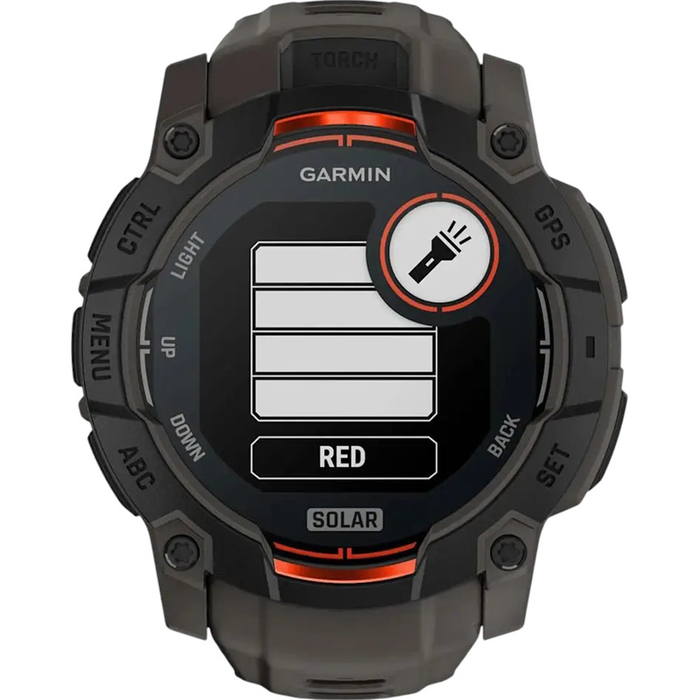 В Фокстрот Смарт-часы GARMIN Instinct 3 Solar (50 мм) Black with Charcoal Band (010-02935-00)