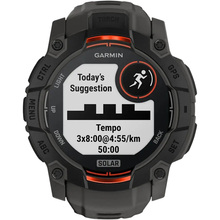 Смарт-часы GARMIN Instinct 3 Solar (50 мм) Black with Charcoal Band (010-02935-00)