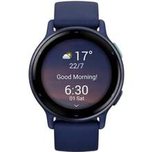 Смарт-годинник GARMIN Vivoactive 5 Metallic Navy Aluminium Bezel Navy Case (010-02862-12)