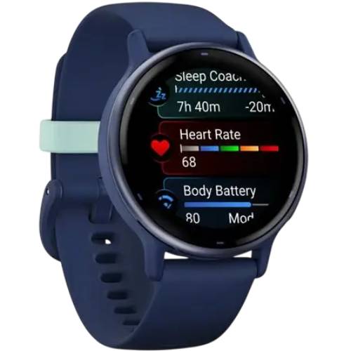 Смарт-годинник GARMIN Vivoactive 5 Metallic Navy Aluminium Bezel Navy Case (010-02862-12) Функціональність для дорослих