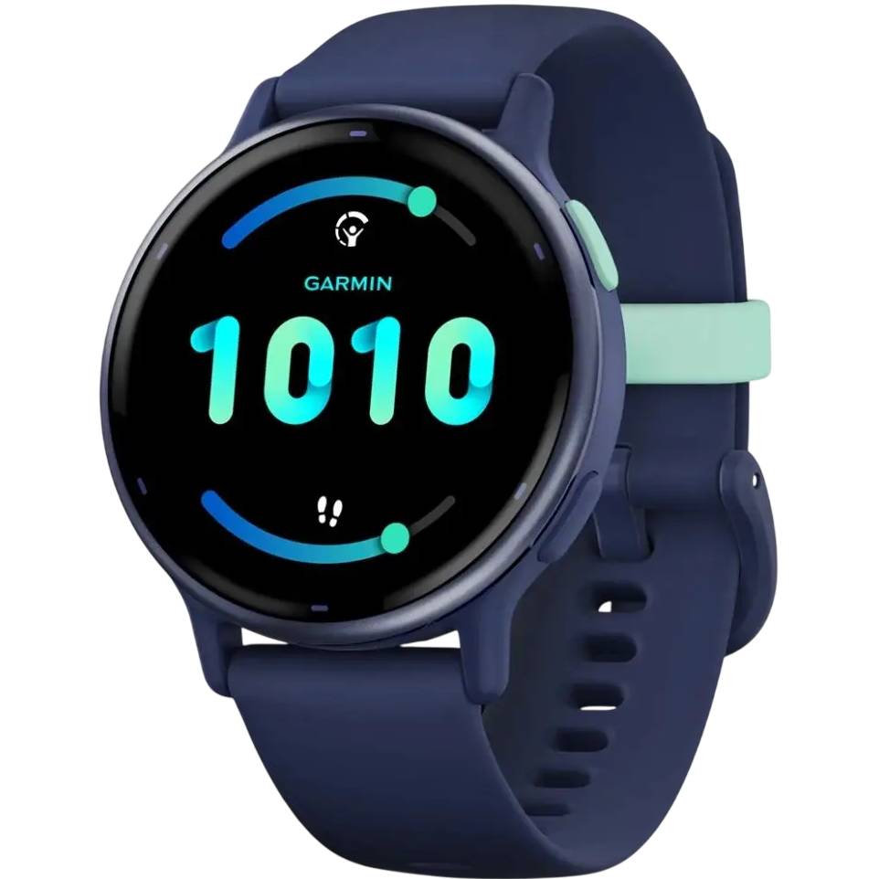 Смарт-годинник GARMIN Vivoactive 5 Metallic Navy Aluminium Bezel Navy Case (010-02862-12)