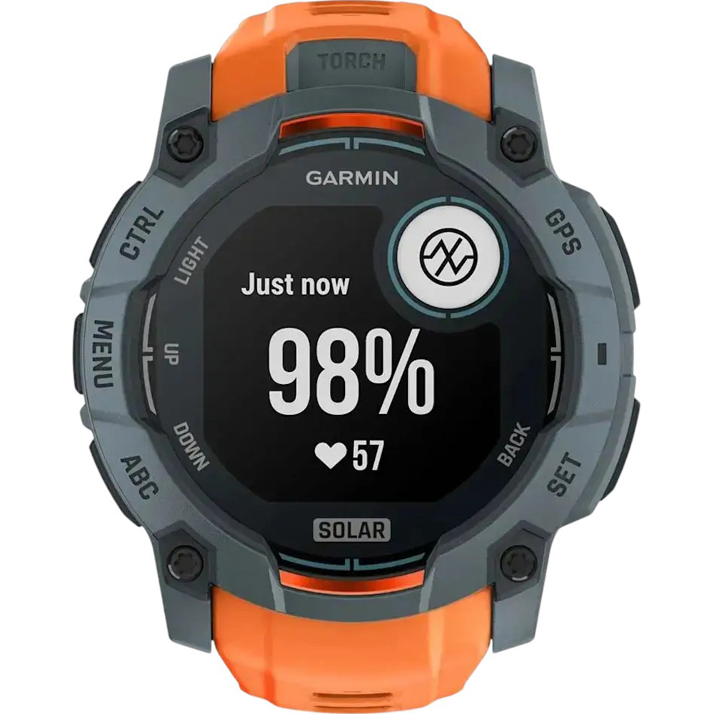 Внешний вид Смарт-часы GARMIN Instinct 3 Solar (50 мм) Twilight with Solstice Band (010-02935-01)