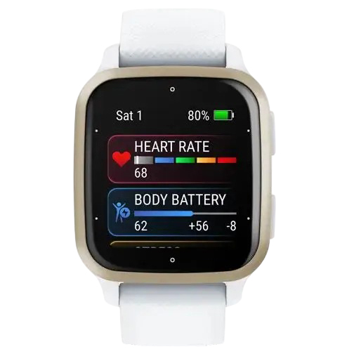 Смарт-годинник GARMIN Venu SQ 2 Slate Cream Gold/White (010-02701-11) Сумісність iOS (Apple)