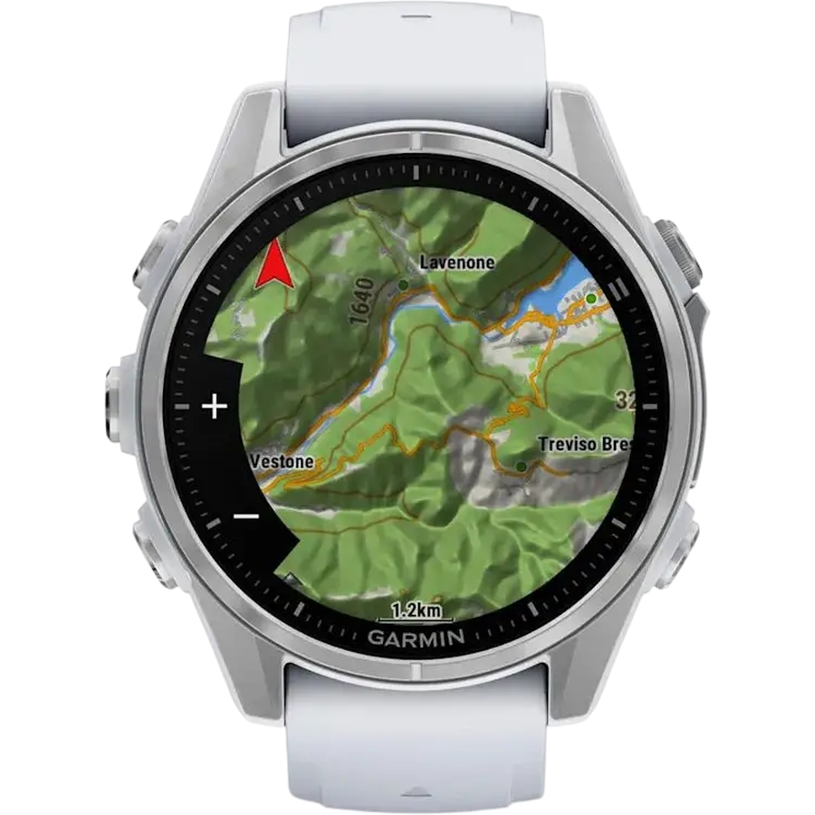 Фото Смарт-годинник GARMIN Fenix 8 Amoled 43mm Silver (010-02903-00)