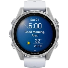 Смарт-годинник GARMIN Fenix 8 Amoled 43mm Silver (010-02903-00)