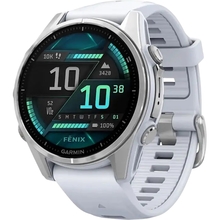 Смарт-годинник GARMIN Fenix 8 Amoled 43mm Silver (010-02903-00)